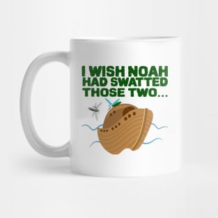 Jesus T-Shirts Noah's Ark and Mosquitoes Mug